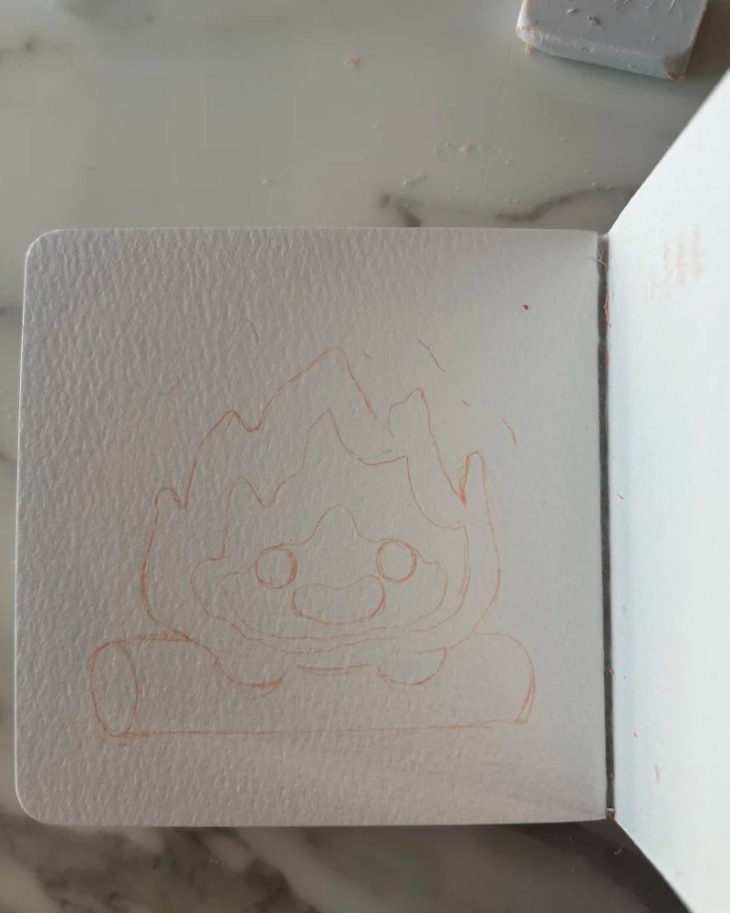 How to draw a flame easy 1