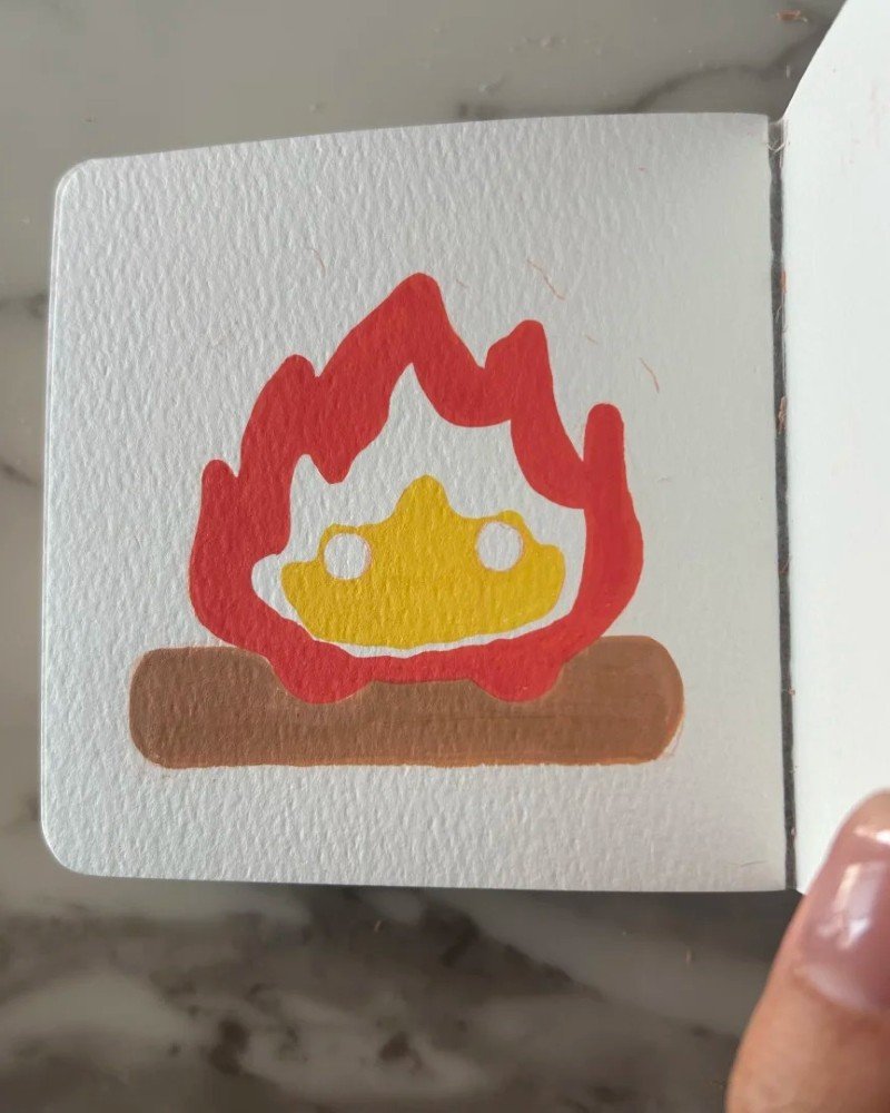 How to draw a flame easy 3
