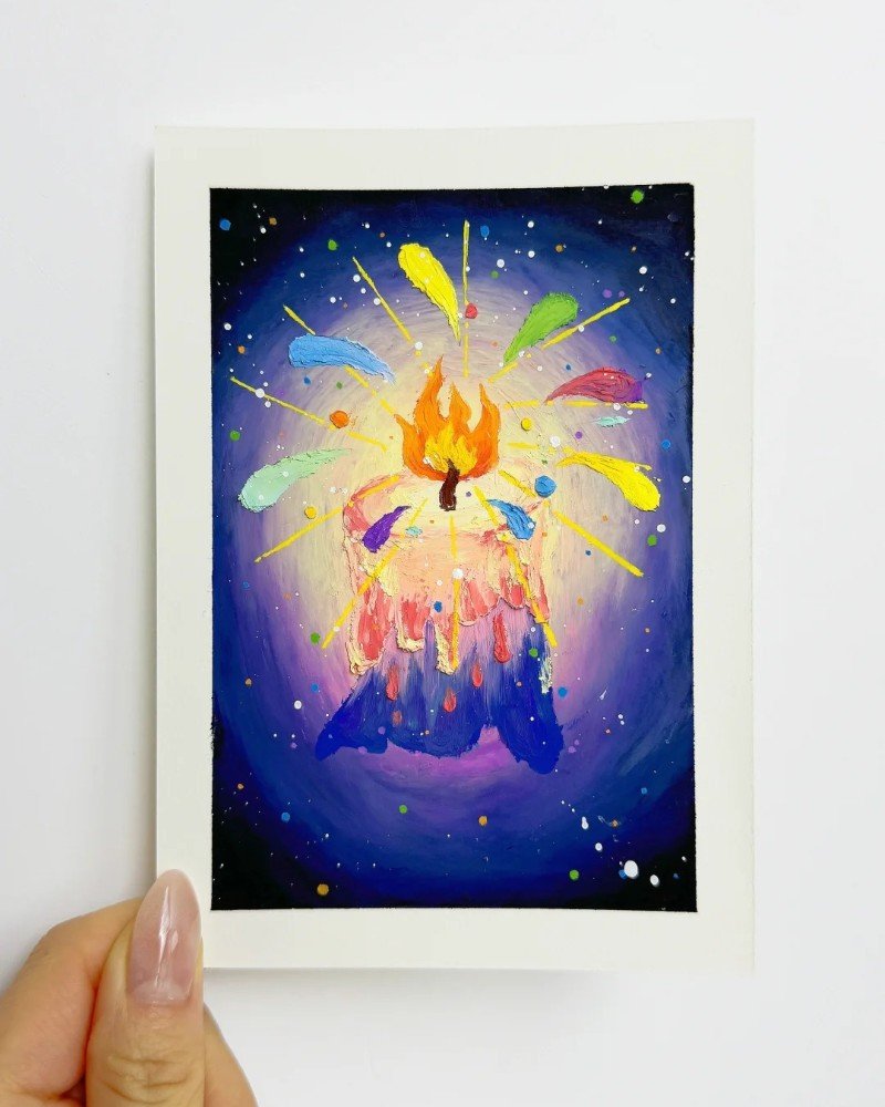 How to draw a flame of fire