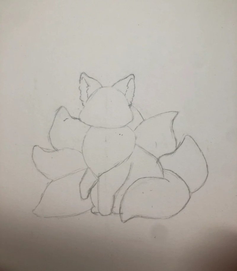 How to draw a fox easy 3