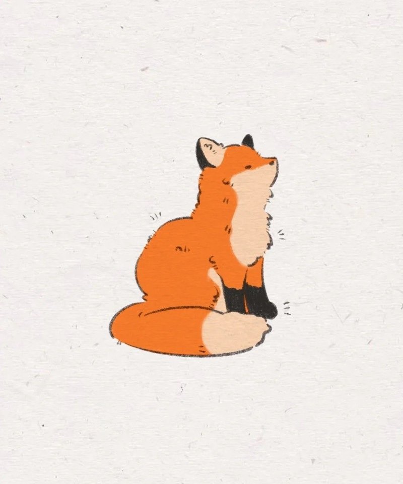 How to draw a fox step by step
