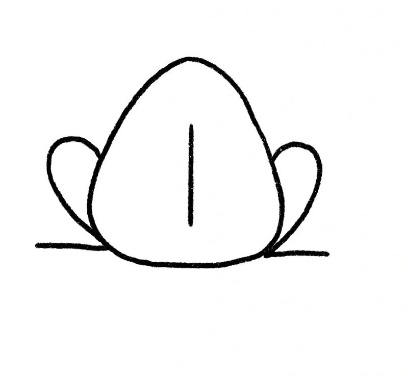 How to draw a frog easy for kids 3