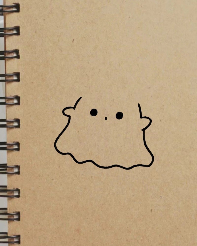How to draw a ghost 2
