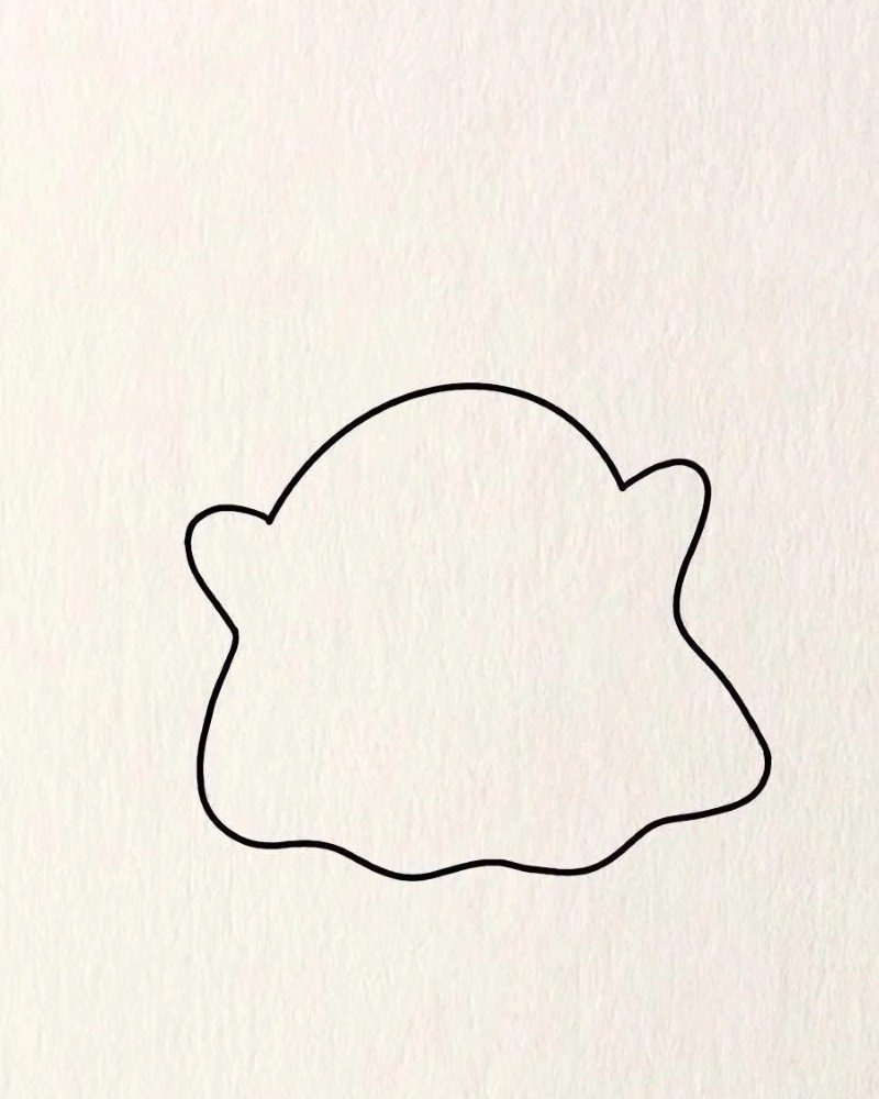How to draw a ghost easy 2
