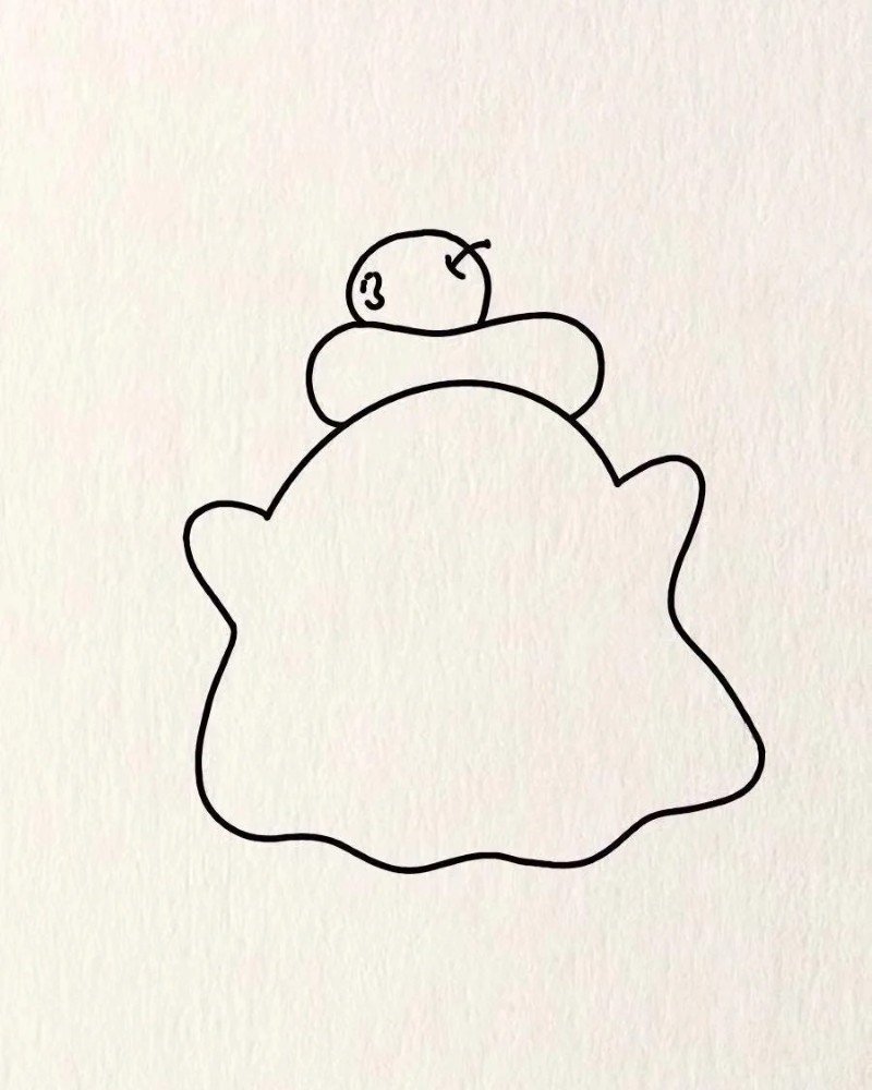 How to draw a ghost easy 3