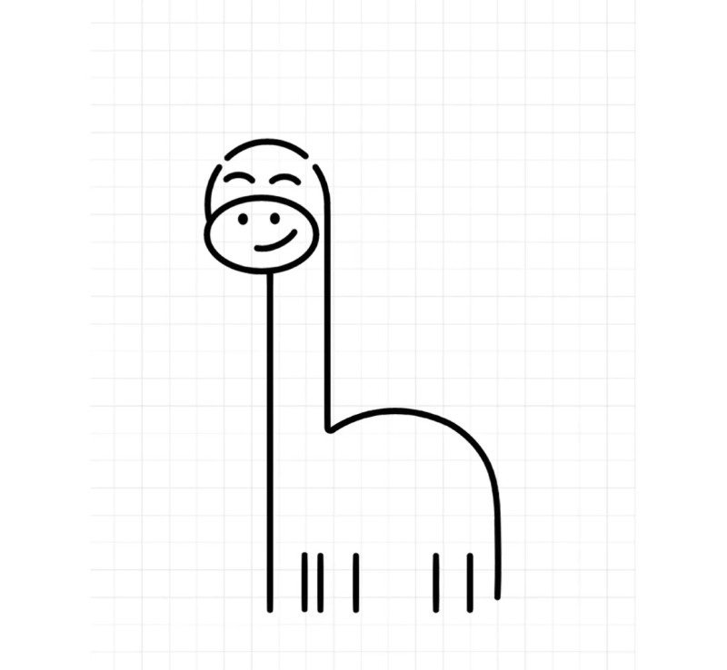 How to draw a giraffe for kids 4