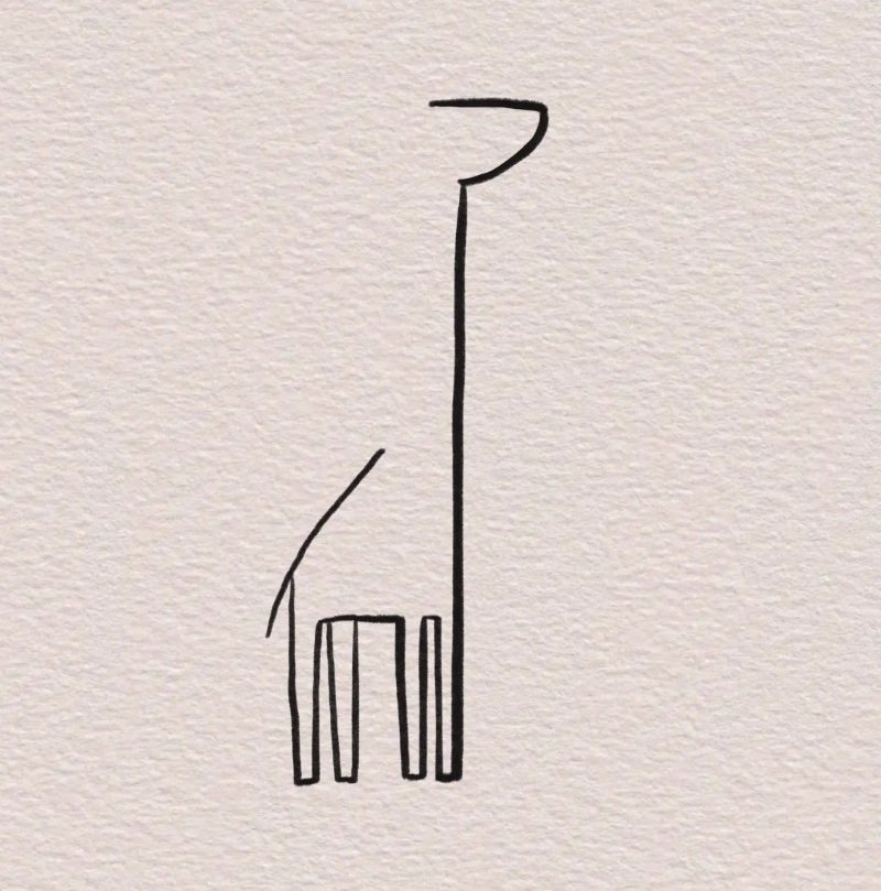 How to draw a giraffe step by step 7