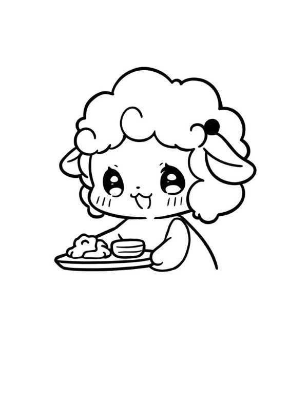 How t o draw a goat cute