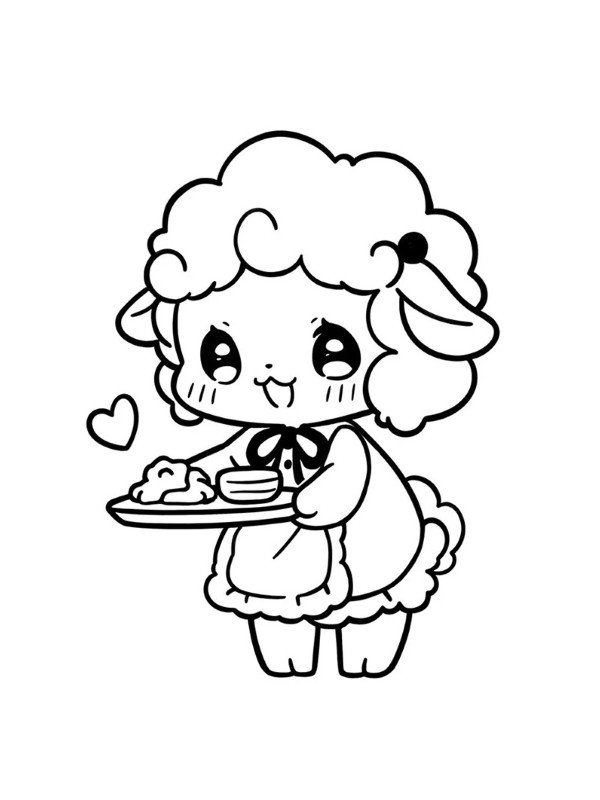 How to draw a goat cute