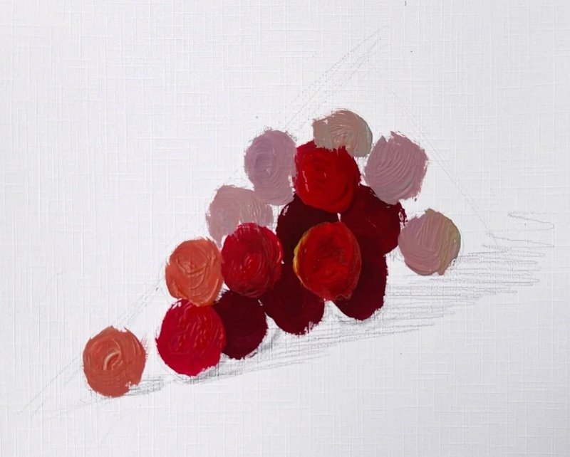How to draw a grapes 4