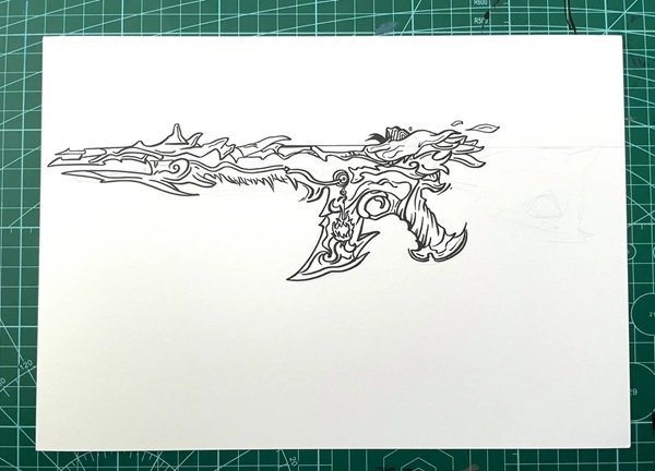 How to draw a gun easy 9