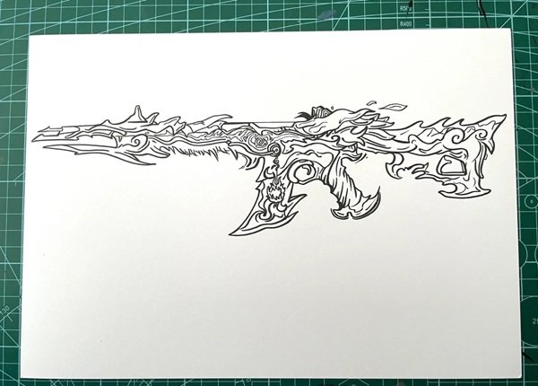 How to draw a gun easy