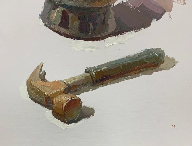 How to draw a hammer easy 4