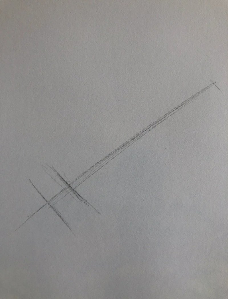 How to draw a hammer step by step 1