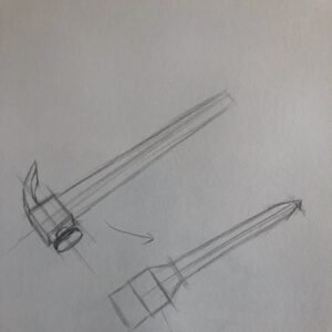 5+ easy steps on how to draw a hammer for beginners