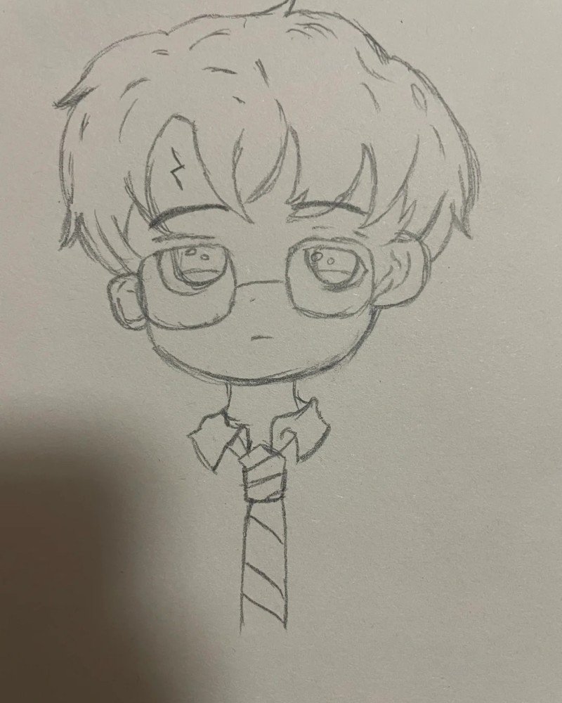 How to draw a Harry Potter 6