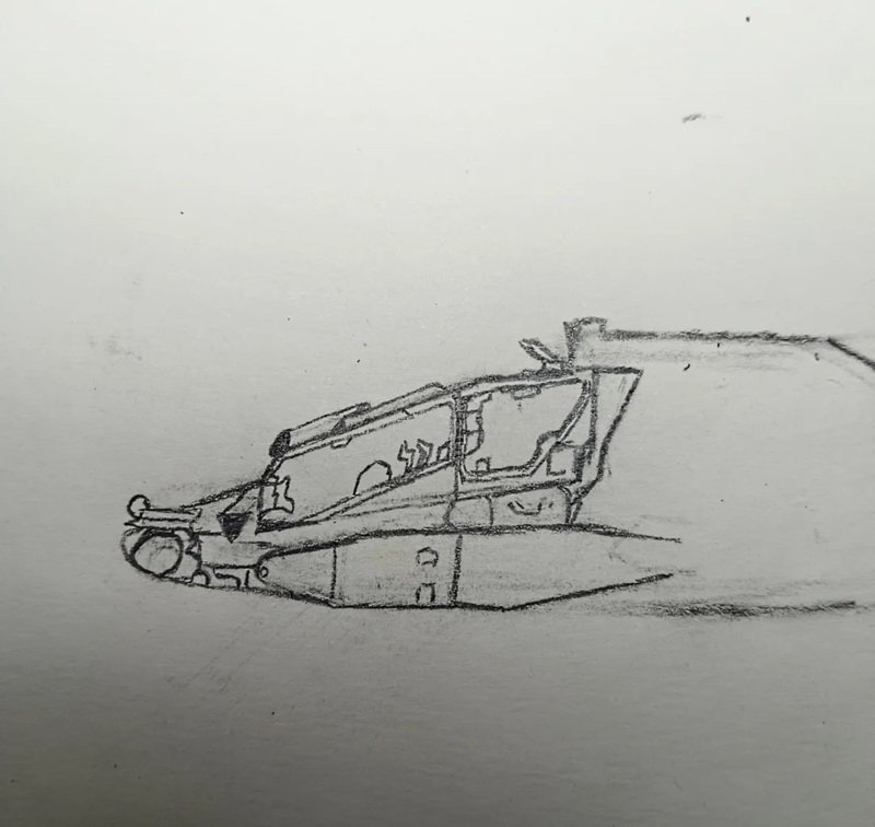 How to draw a helicopter 3