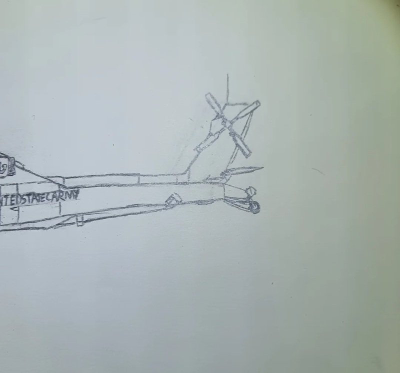 How to draw 7 a helicopter