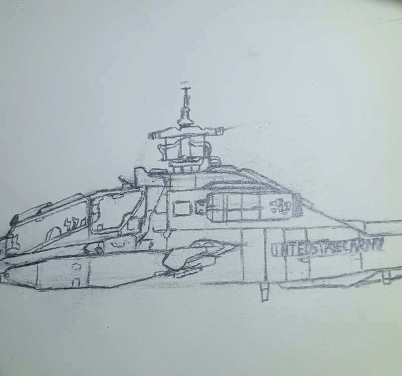 How to draw a helicopter 8