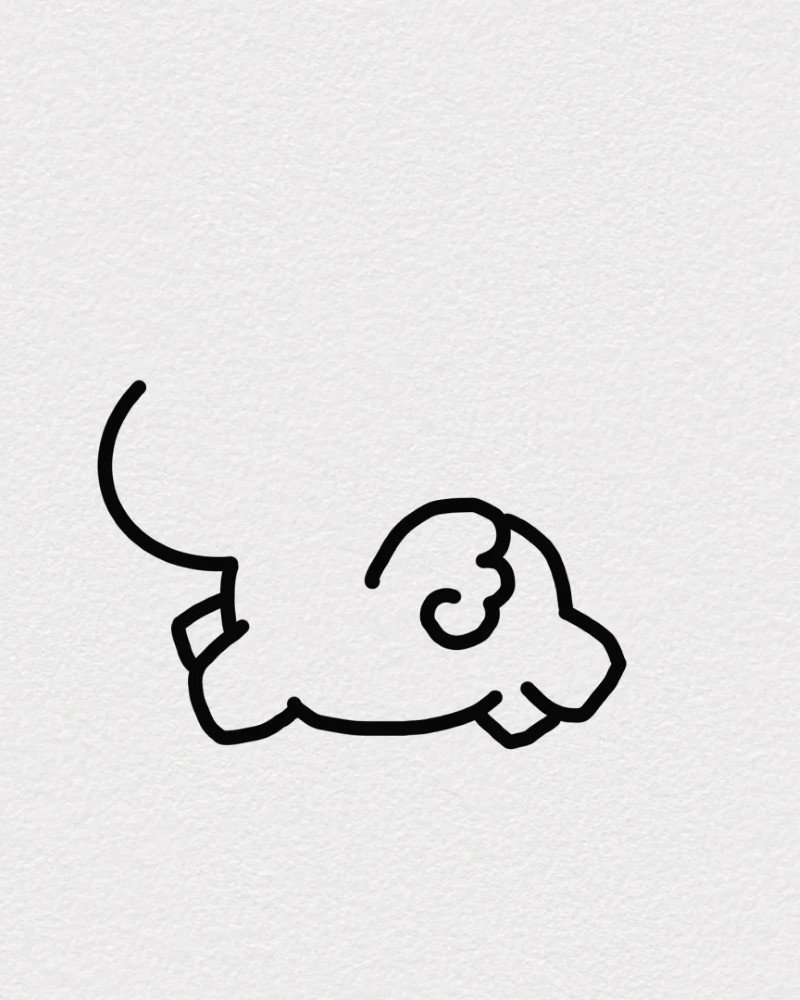 How to draw a horse cute 3