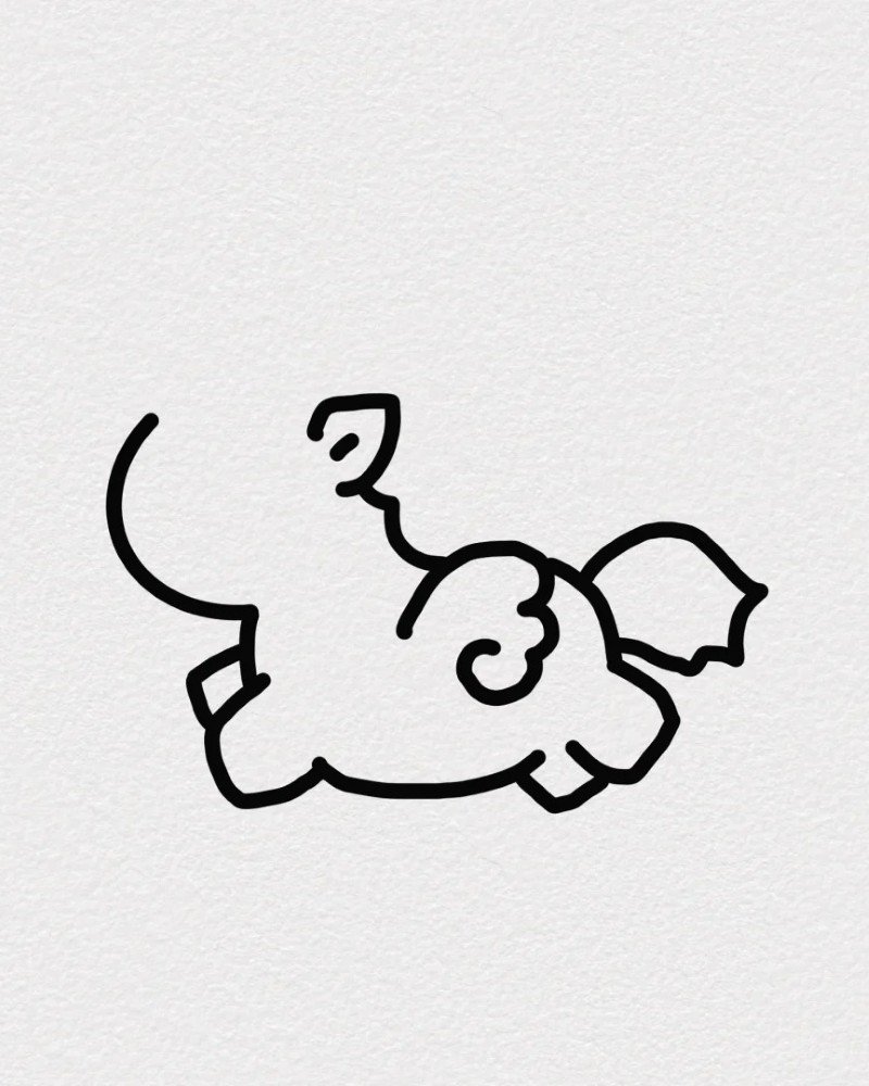 How to draw a horse cute 4