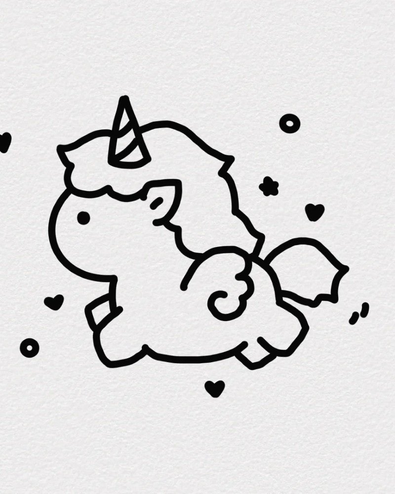 How to draw a horse cute