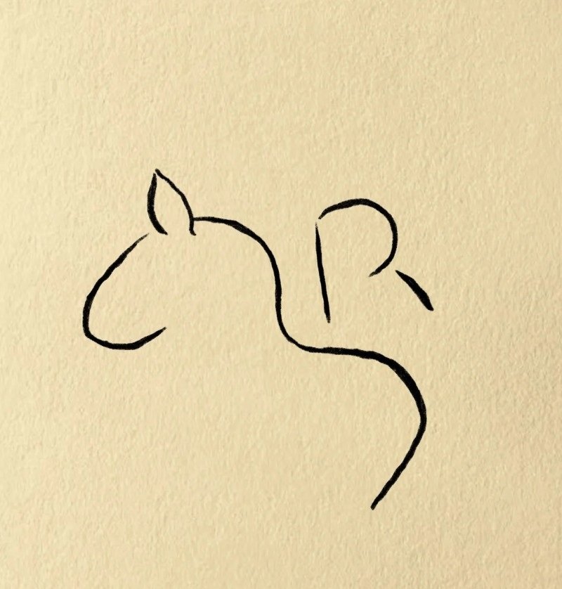 How to draw a horse easy 2