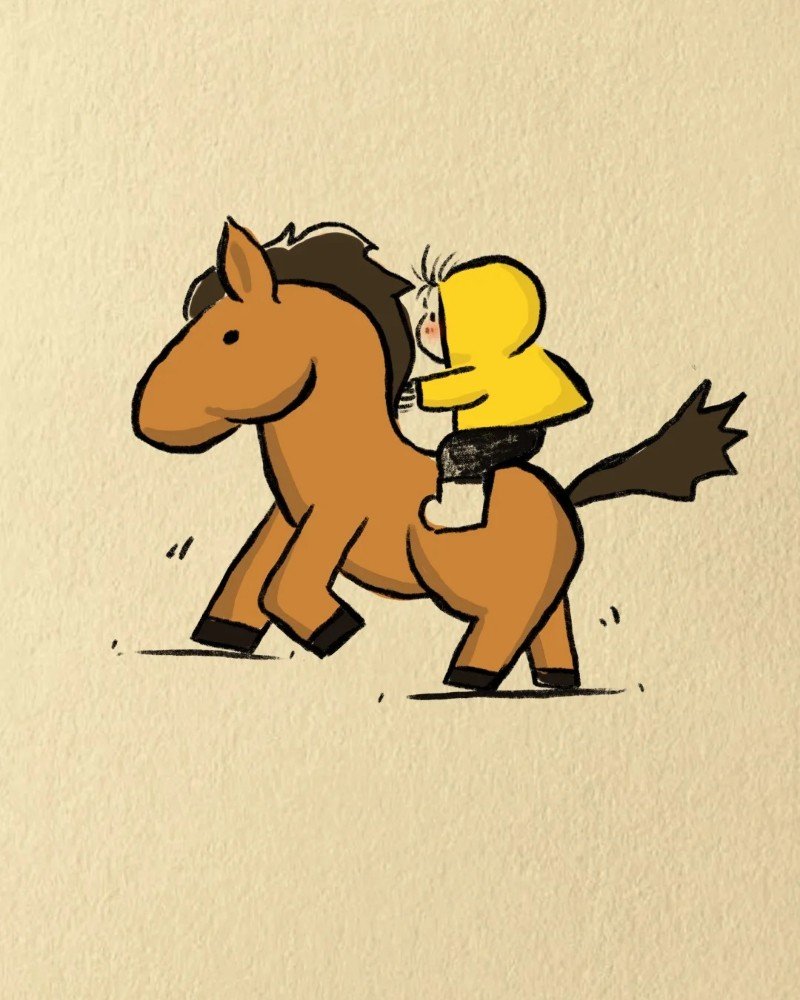 How to draw a horse easy