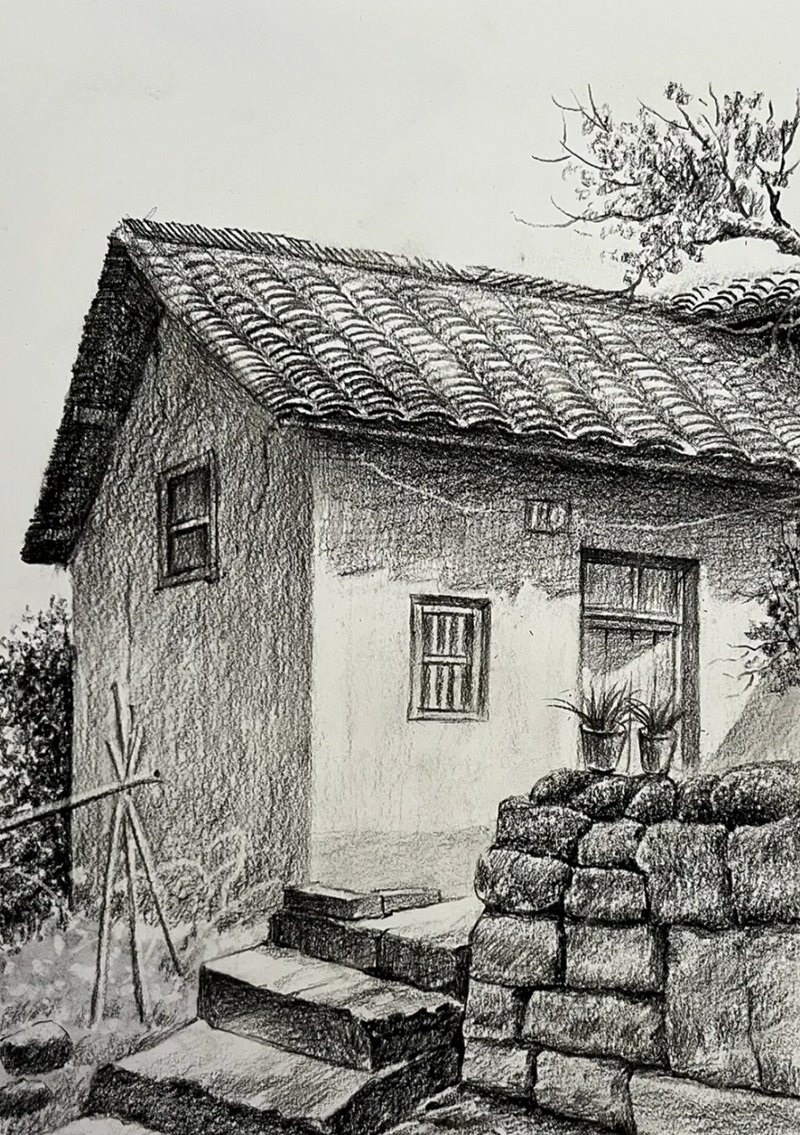 How to draw a house for kids
