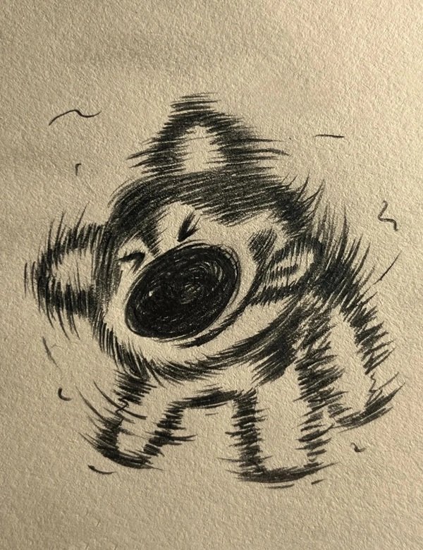 How to draw a husky  5