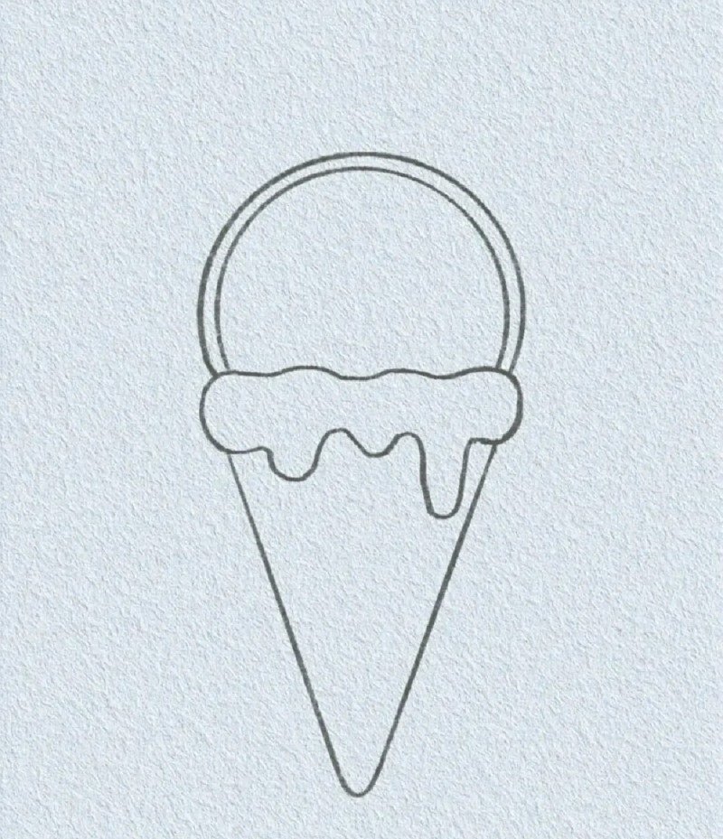 How to draw ice cream 3