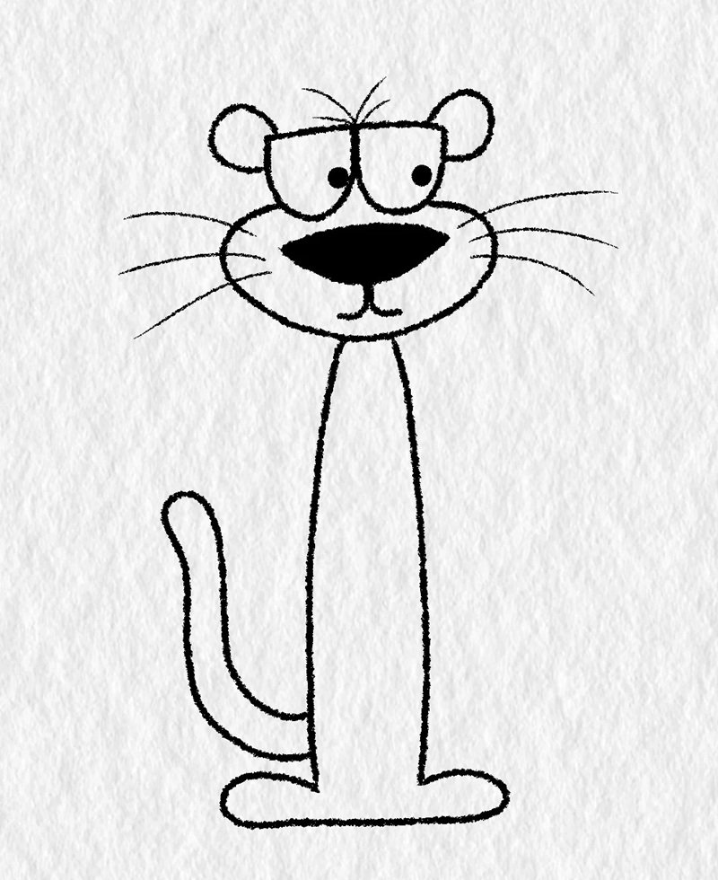 How to draw a jaguar animal easy 3