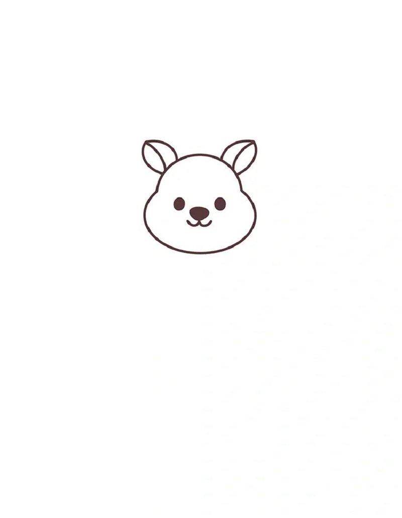 How to draw a kangaroo easy 3