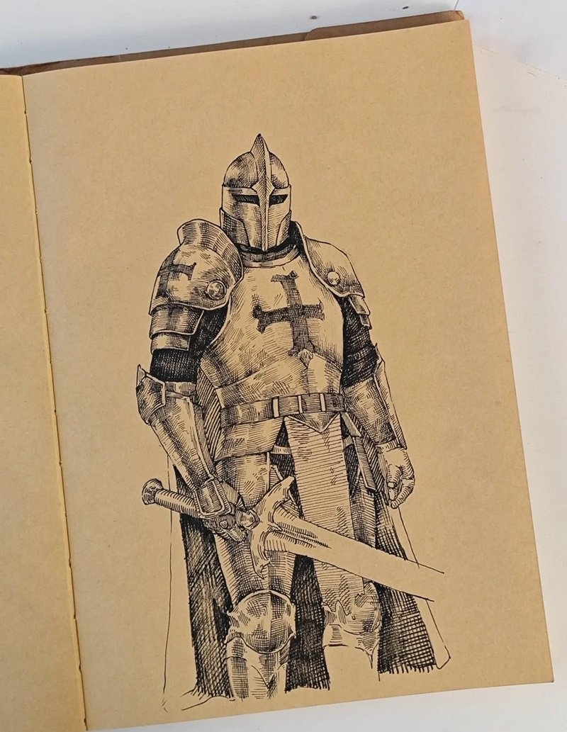 How to draw a knight 
