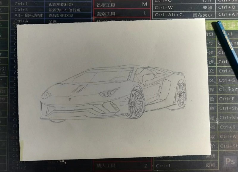 How to draw a lamborghini for kids 1