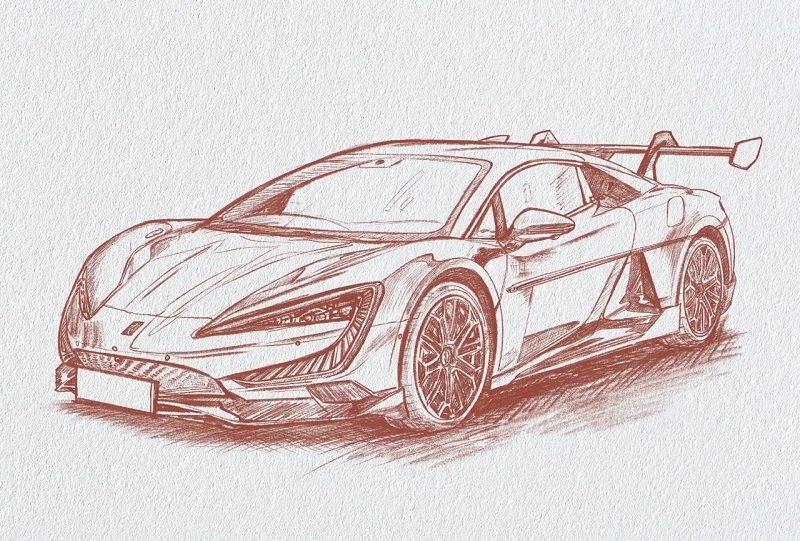 How to draw a lamborghini step by step