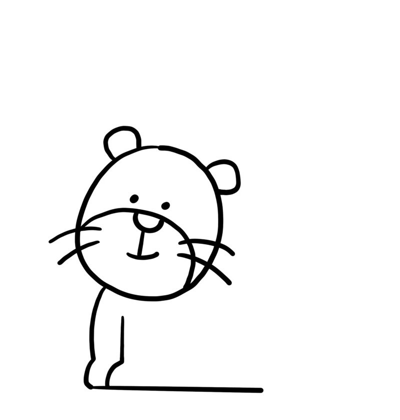 How to draw a leopard for kids 7