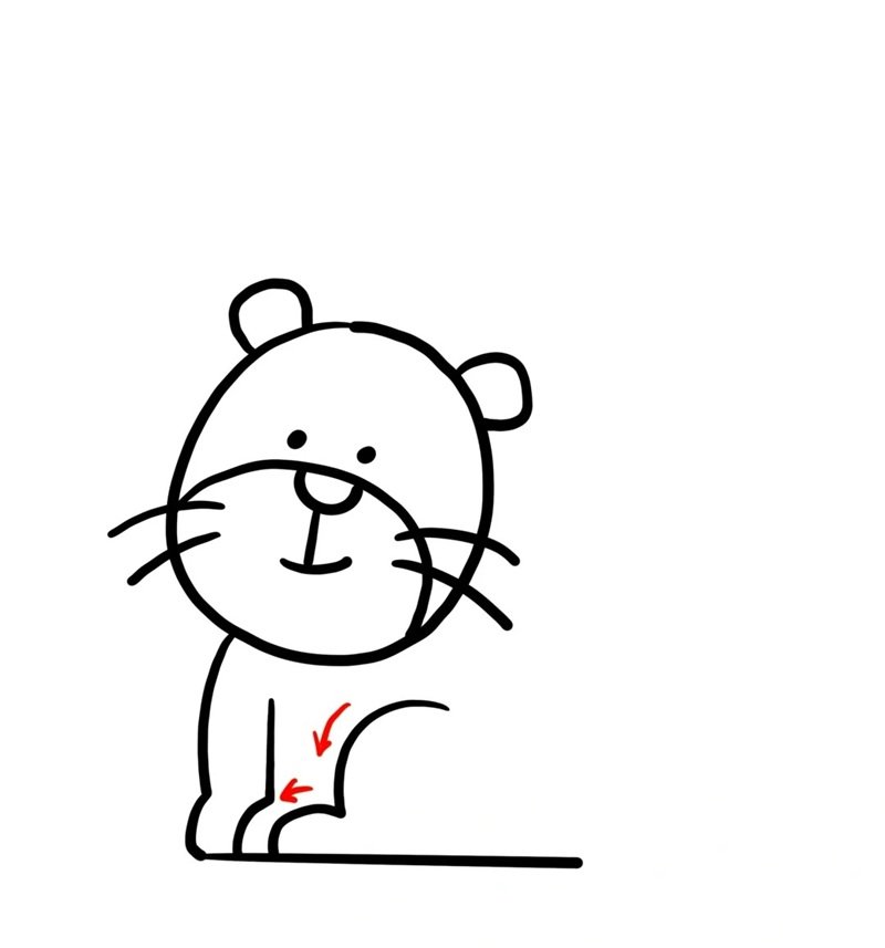 How to draw a leopard for kids 8