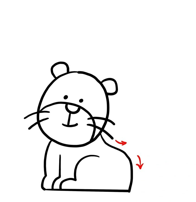 How to draw a leopard for kids 9