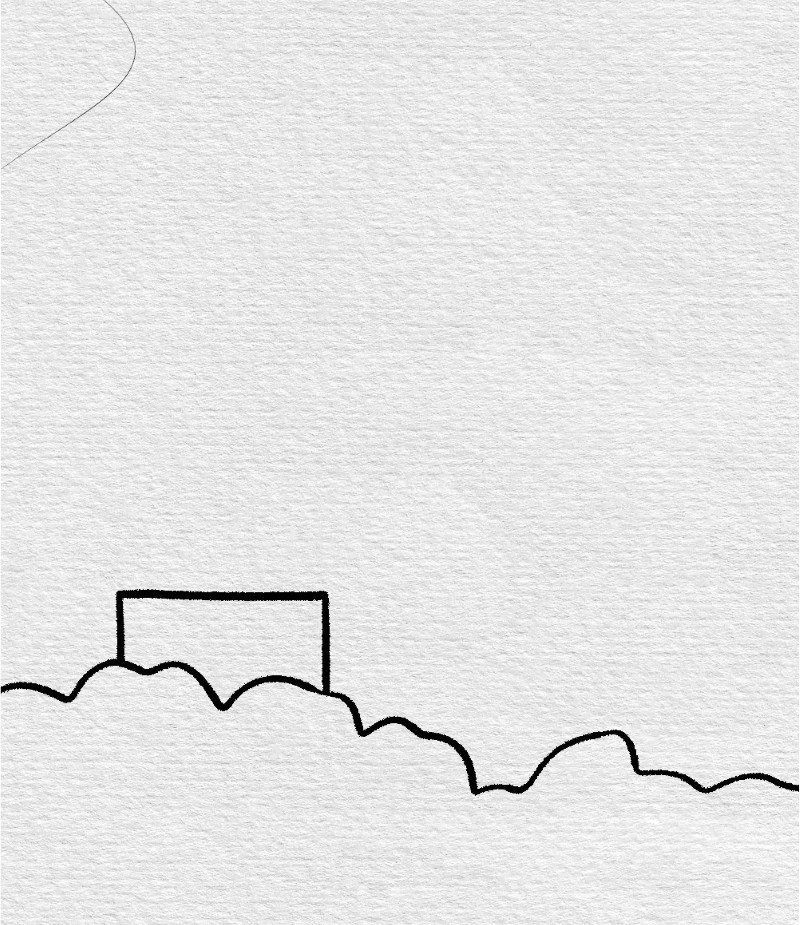 How to draw a lighthouse step by step 2