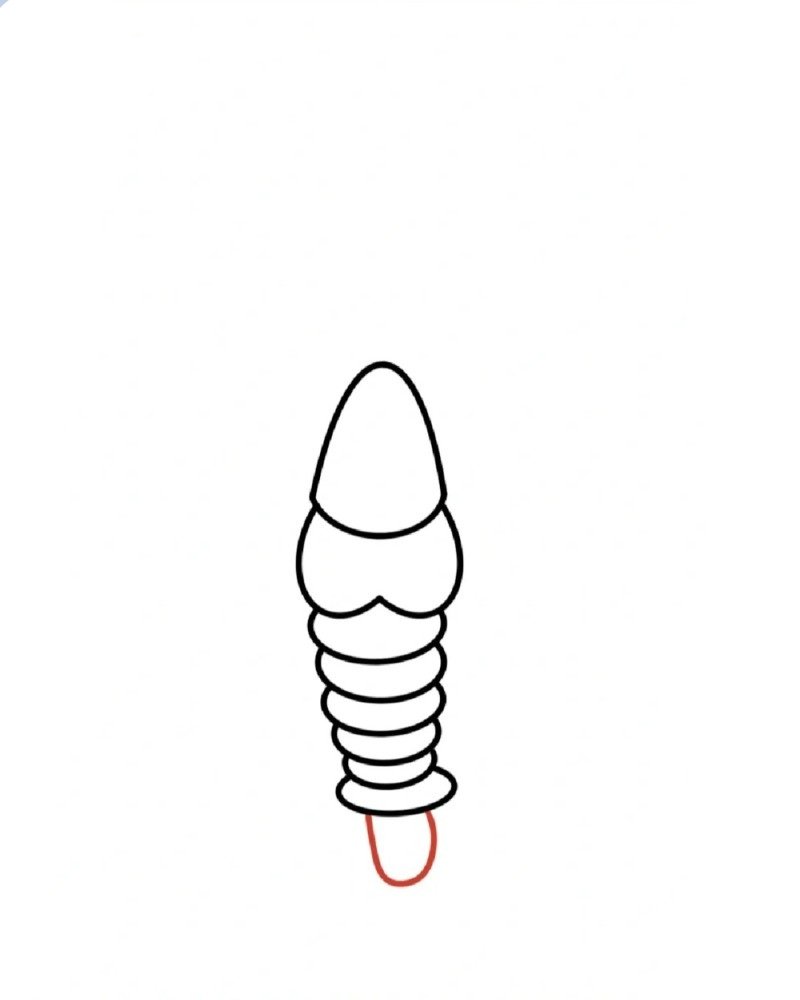 How to draw a lobster easy 4