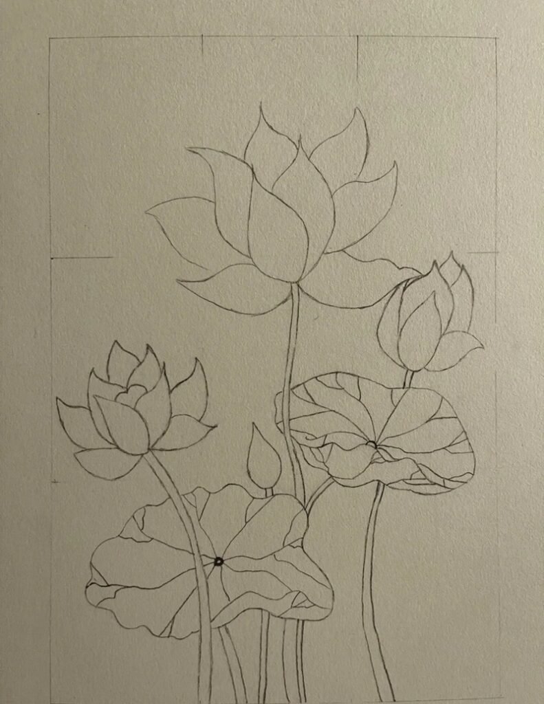 5+ easy steps on how to draw a lotus flower for beginners