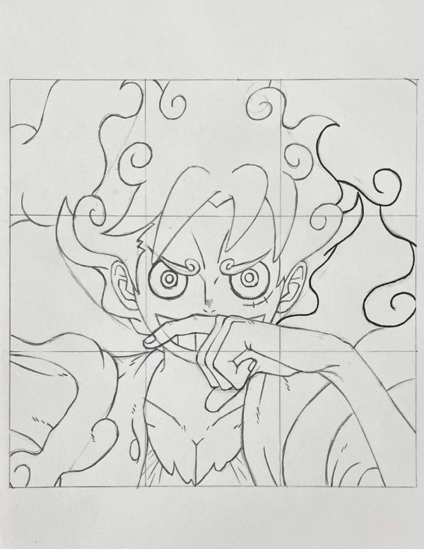 How to draw a Luffy 7