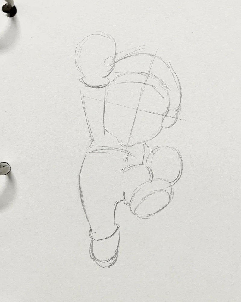 How to draw mario easy 1