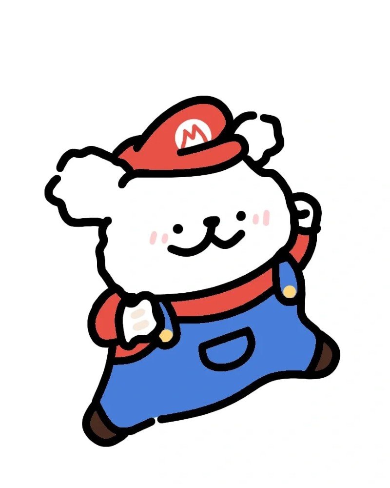 How to draw a mario