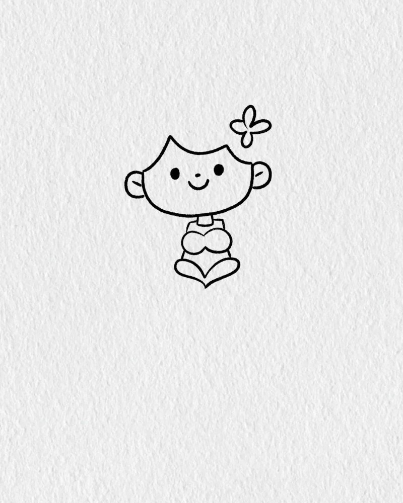 How to draw a mermaid 6