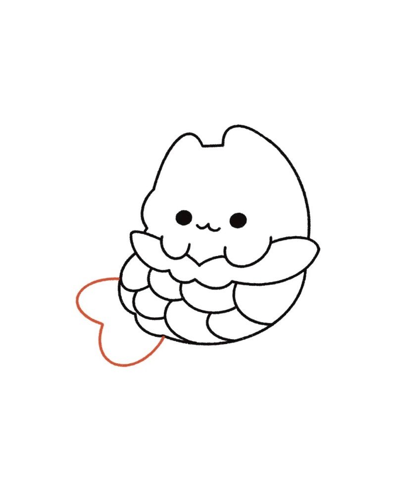 How to draw a mermaid ariel 6