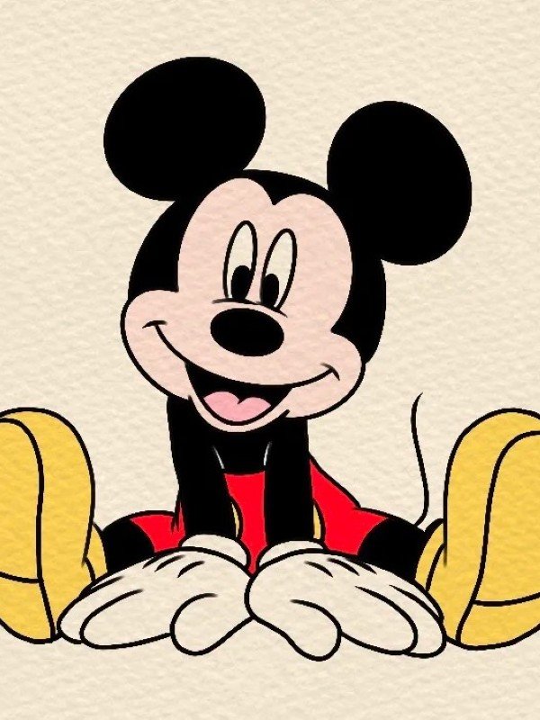 How to draw a easy Mickey Mouse​