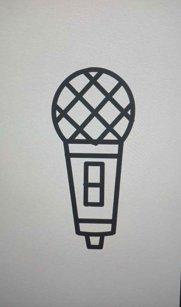 How to draw a microphone beautiful 6