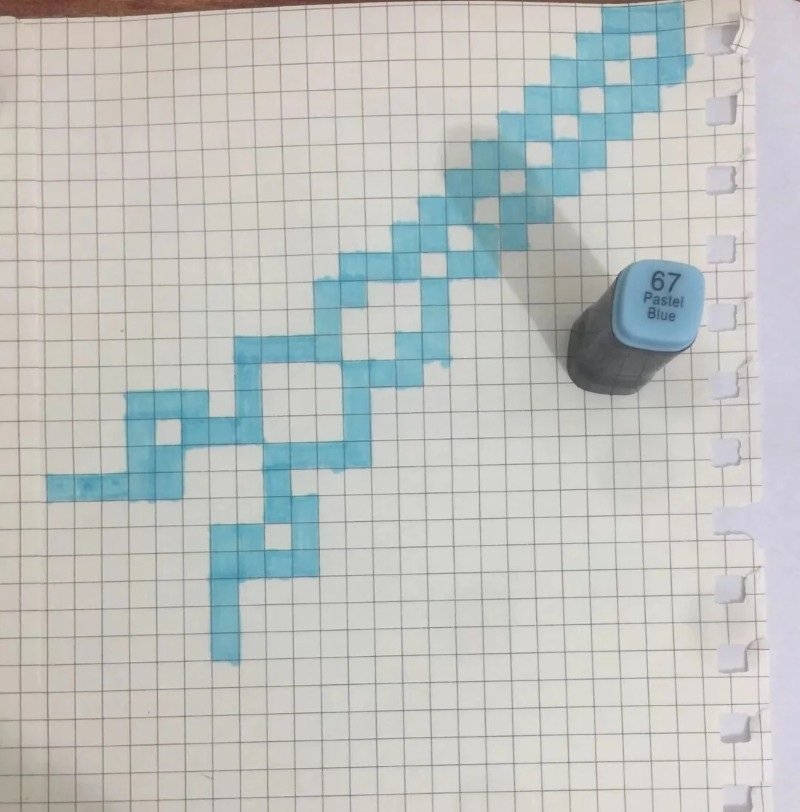 How to draw a Minecraft 1